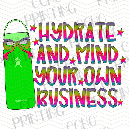 DNKG 257 - HYDRATE AND MIND YOUR OWN BUSINESS