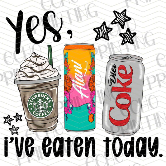 DNKG 271 - YES IVE EATEN TODAY