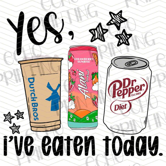 DNKG 275 - YES IVE EATEN TODAY