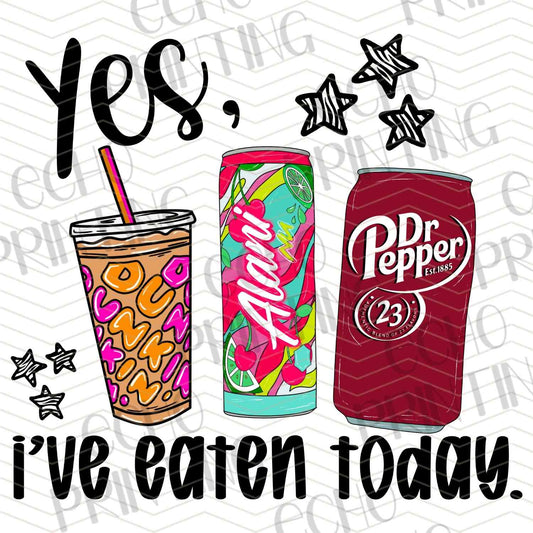 DNKG 283 - YES IVE EATEN TODAY