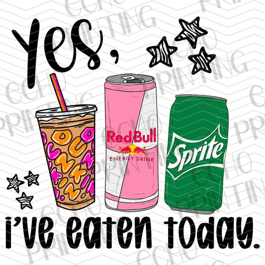 DNKG 287 - YES IVE EATEN TODAY