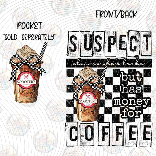 DNKG 422 - SUSPECT SPENDS MONEY ON COFFEE