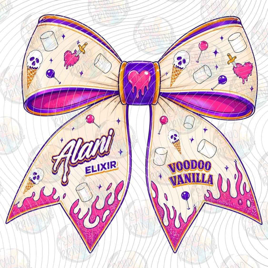 DNKG 623 - PURPLE CHEER BOW