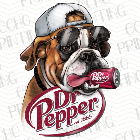 DNK 31 - COOL DOG DRINKING DR PEPPER