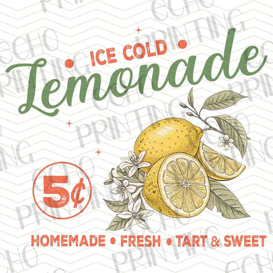 DNKG 48 - ICE COLD LEMONADE VINTAGE LABEL