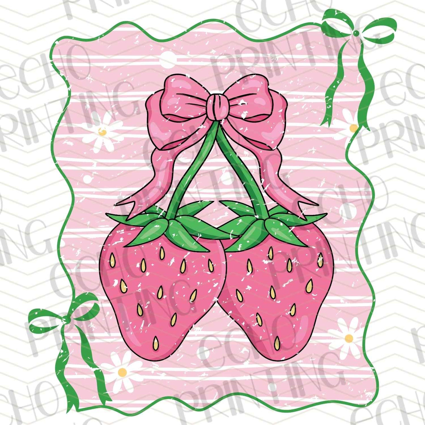 DNKG 50 - STRAWBERRY DUO WITH PINK BOW