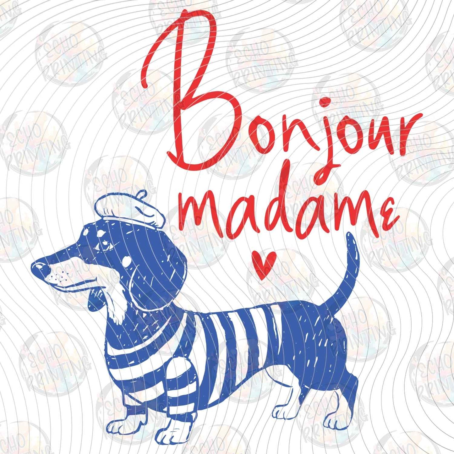 DOG 100 - BONJOUR MADAME DACHSHUND