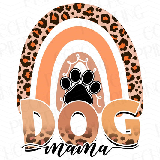 DG 14 - DOG MAMA LEOPARD RAINBOW