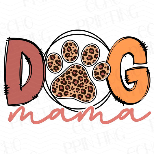 DG 23 - DOG MAMA WITH LEOPARD PRINT