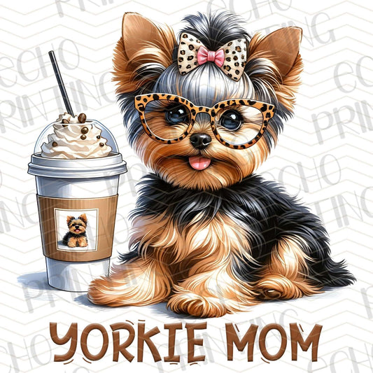 DG 57 - YORKIE MOM WITH COFFEE