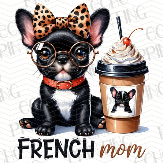 DG 58 - FRENCHIE MOM WITH COFFEE