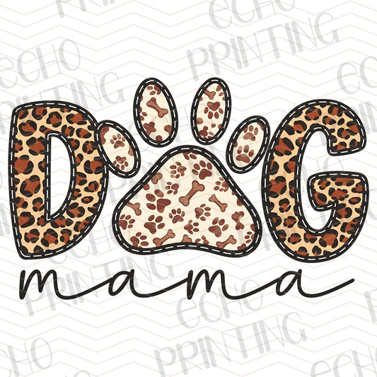 DG 62 - DOG MAMA WITH LEOPARD PAW