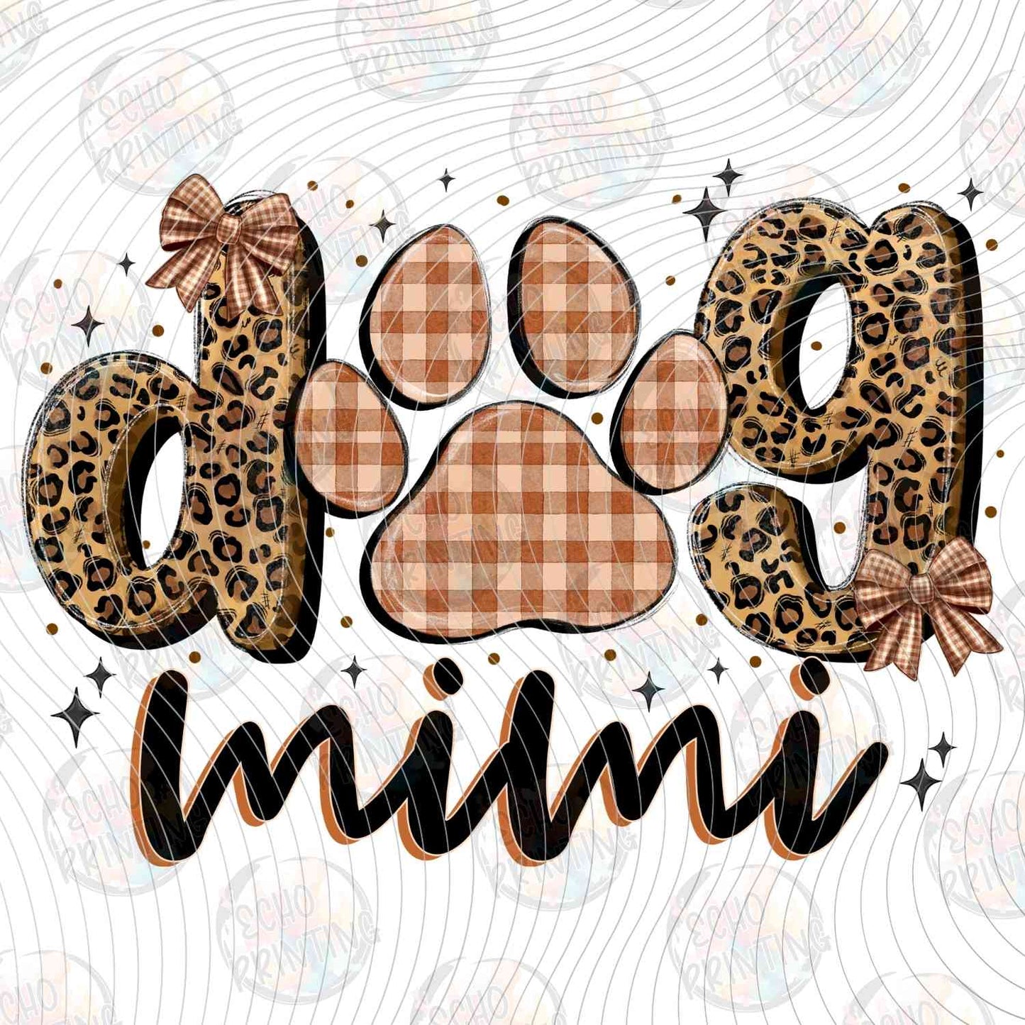 DOG 74 - LEOPARD PLAID DOG MIMI