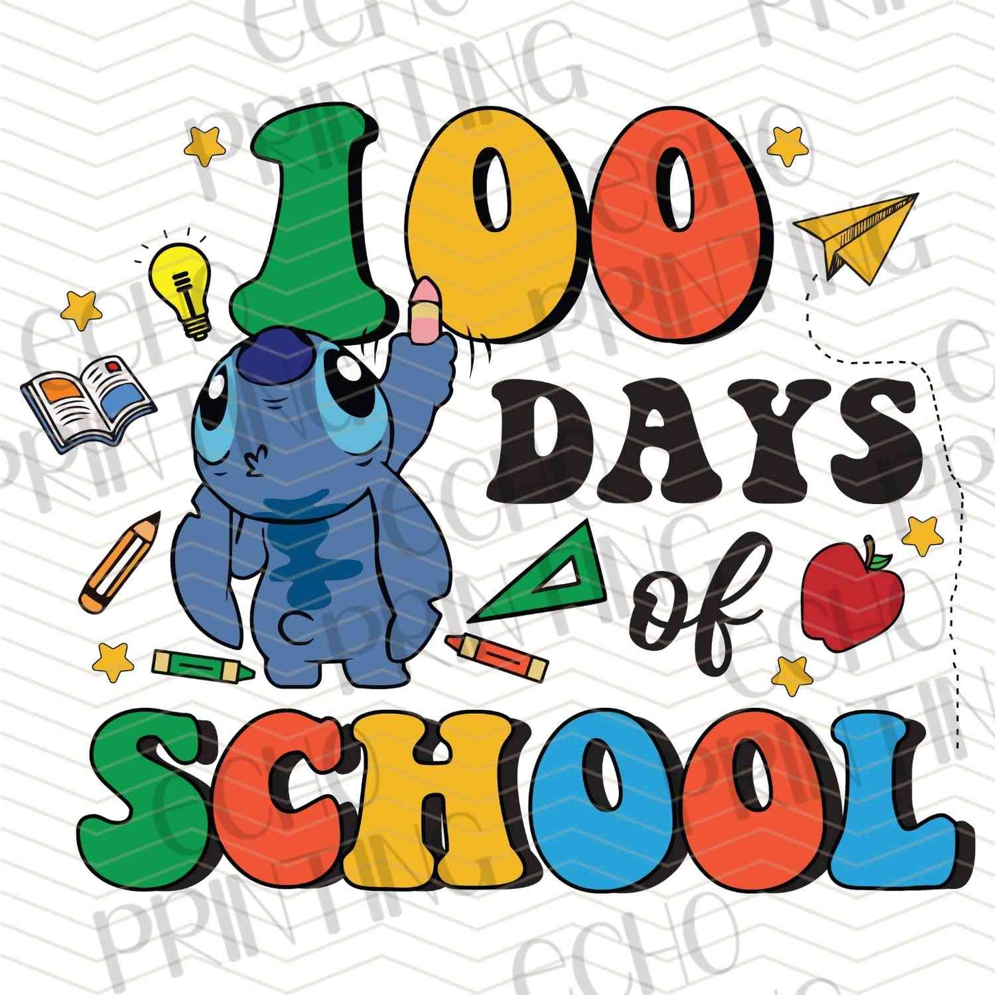 DOSC 8 – 100 DAYS OF SCHOOL BLUE FRIEND