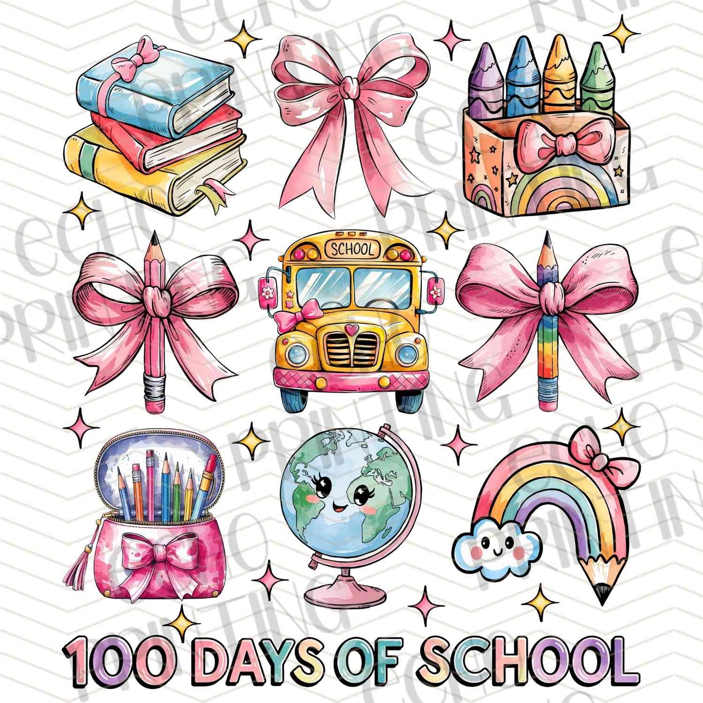DOSG 28 – 100 DAYS SCHOOL BOW ICONS