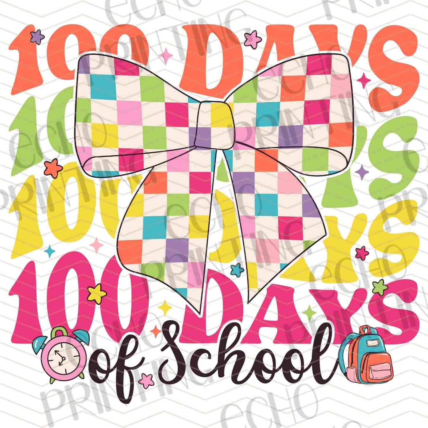 DOSG 30 – 100 DAYS OF SCHOOL COLOR BLOCK