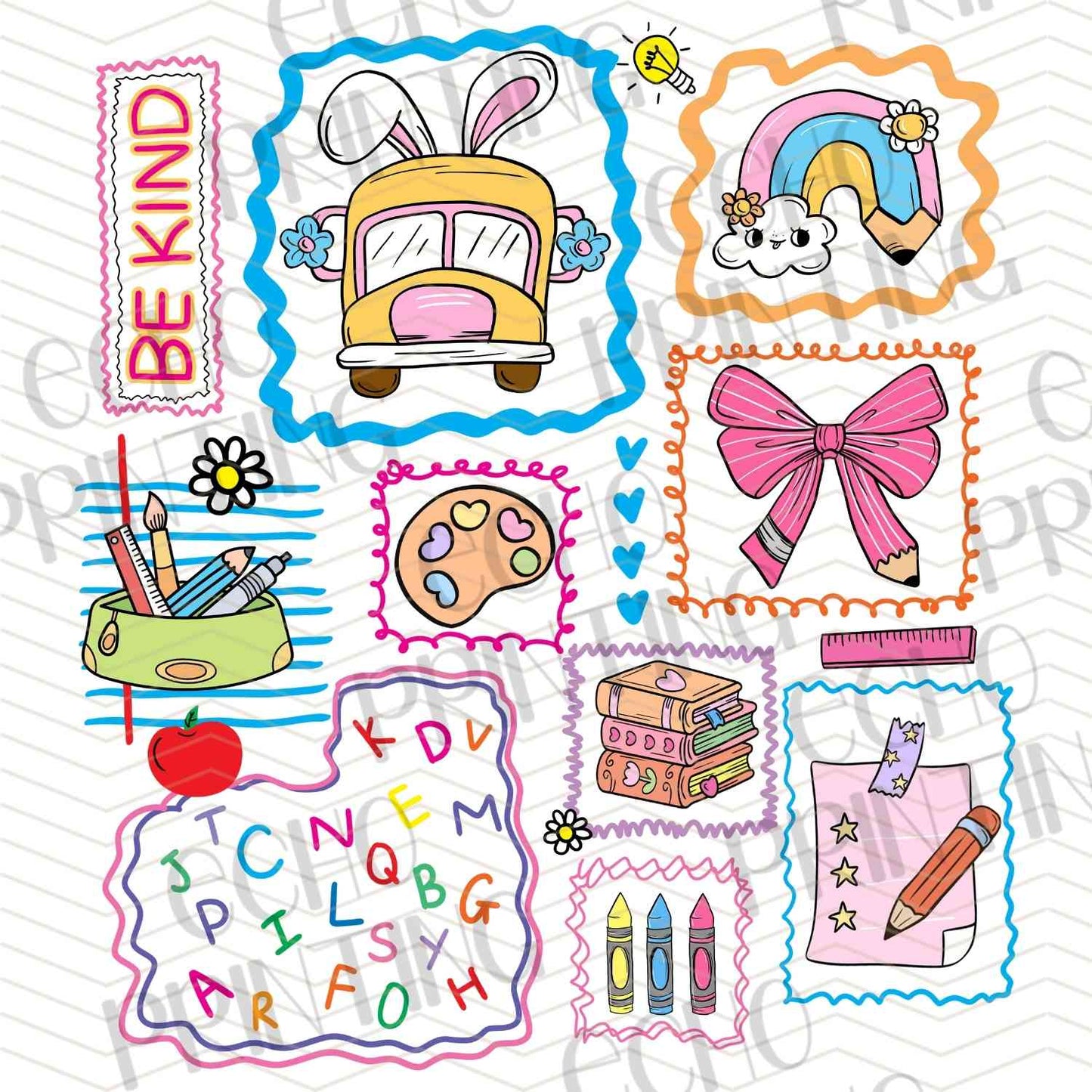 DOSG 66 – 100 DAYS SCHOOL ICON GRID