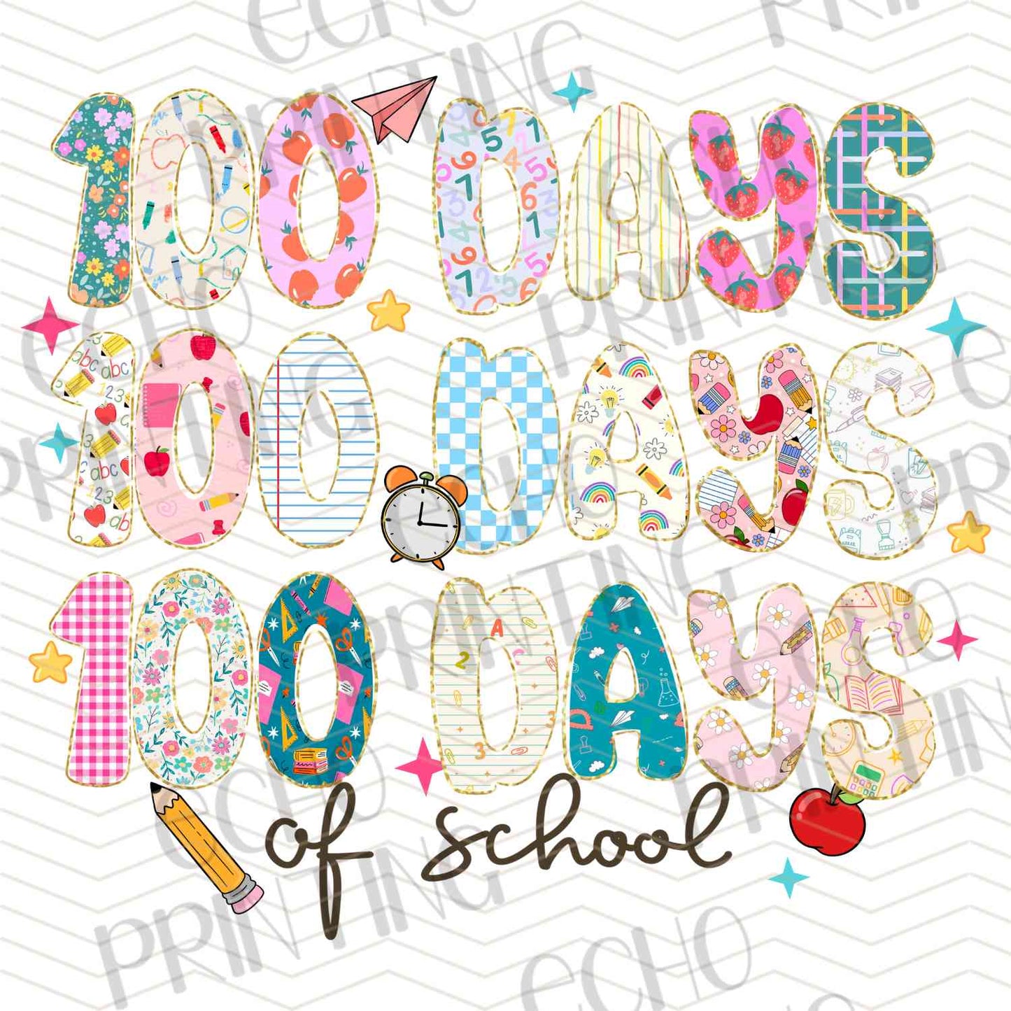 DOSG 76 - 100 DAYS SCHOOL DOODLES