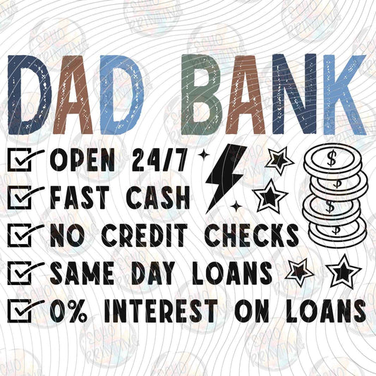 DPUG 439 - DAD BANK FUNNY QUOTE
