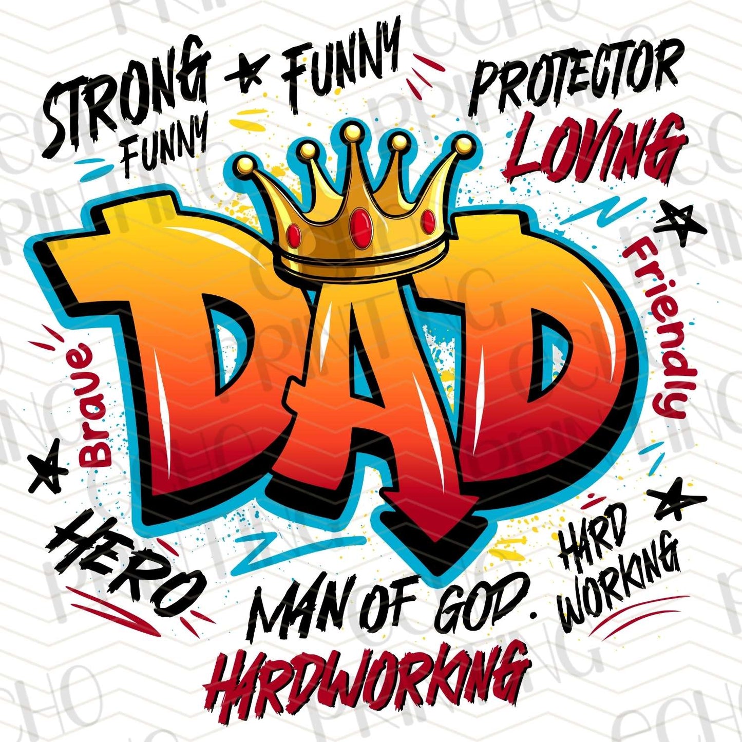 DPU 11 – COLORFUL FUNNY DAD