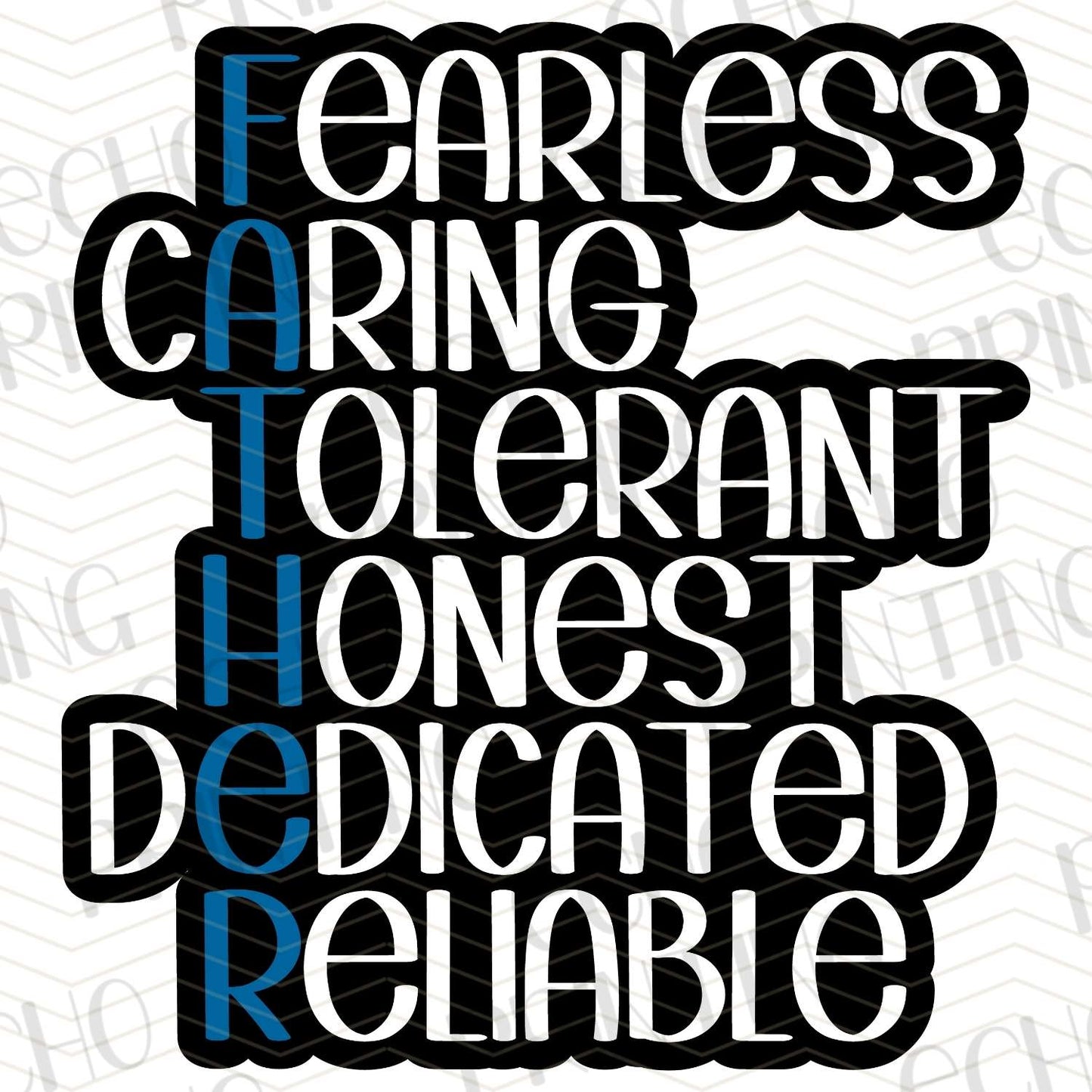 DPUG 132 - FEARLESS CARING TOLERANT HONEST DEDICATED RELIABLE