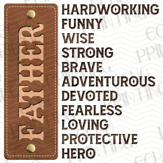 DPUG 198 - FATHER HARDWORKING FUNNY HERO STRONG