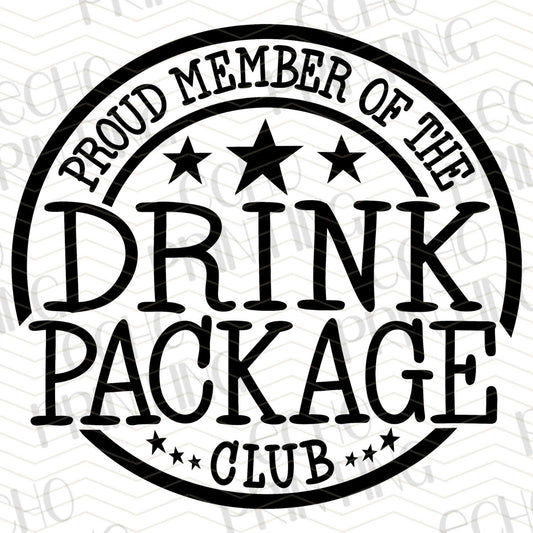 DPUG 252 - PROUD MEMBER OF THE DRINK PACKAGE CLUB