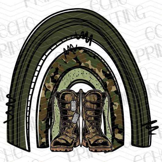 DPUG 273 - MILITARY BOOT RAINBOW