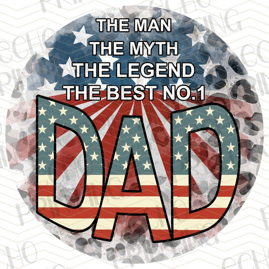 DPU 88 – THE MAN THE MYTH THE LEGEND THE BEST NO. 1 DAD