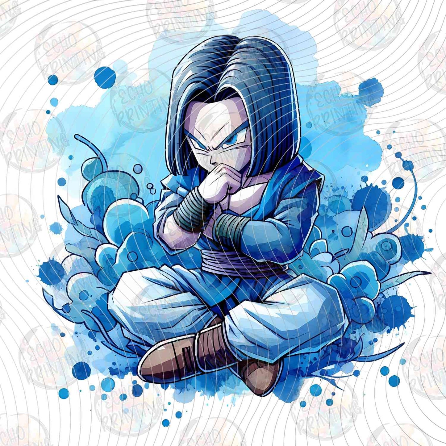 DRGBLZ 8 - FUTURE HERO BLUE AURA