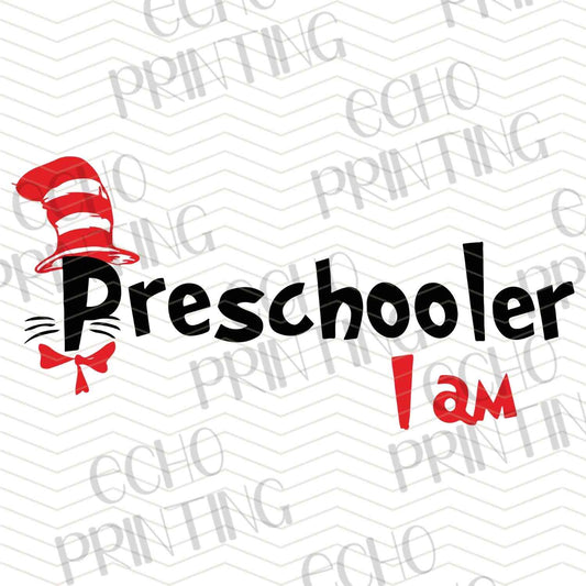 DRSS 123 - PRESCHOOLER I AM TYPOGRAPHY