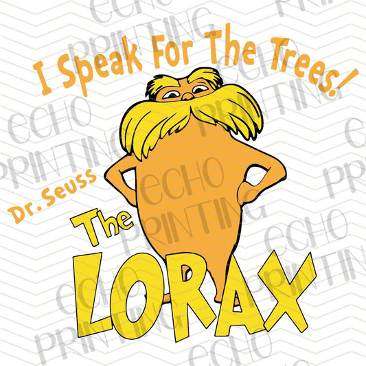 DRSS 134 - SPEAK FOR THE TREES MUSTACHE CHARACTER