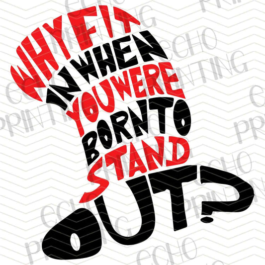 DRSS 182 - WHY FIT IN STAND OUT TYPOGRAPHY