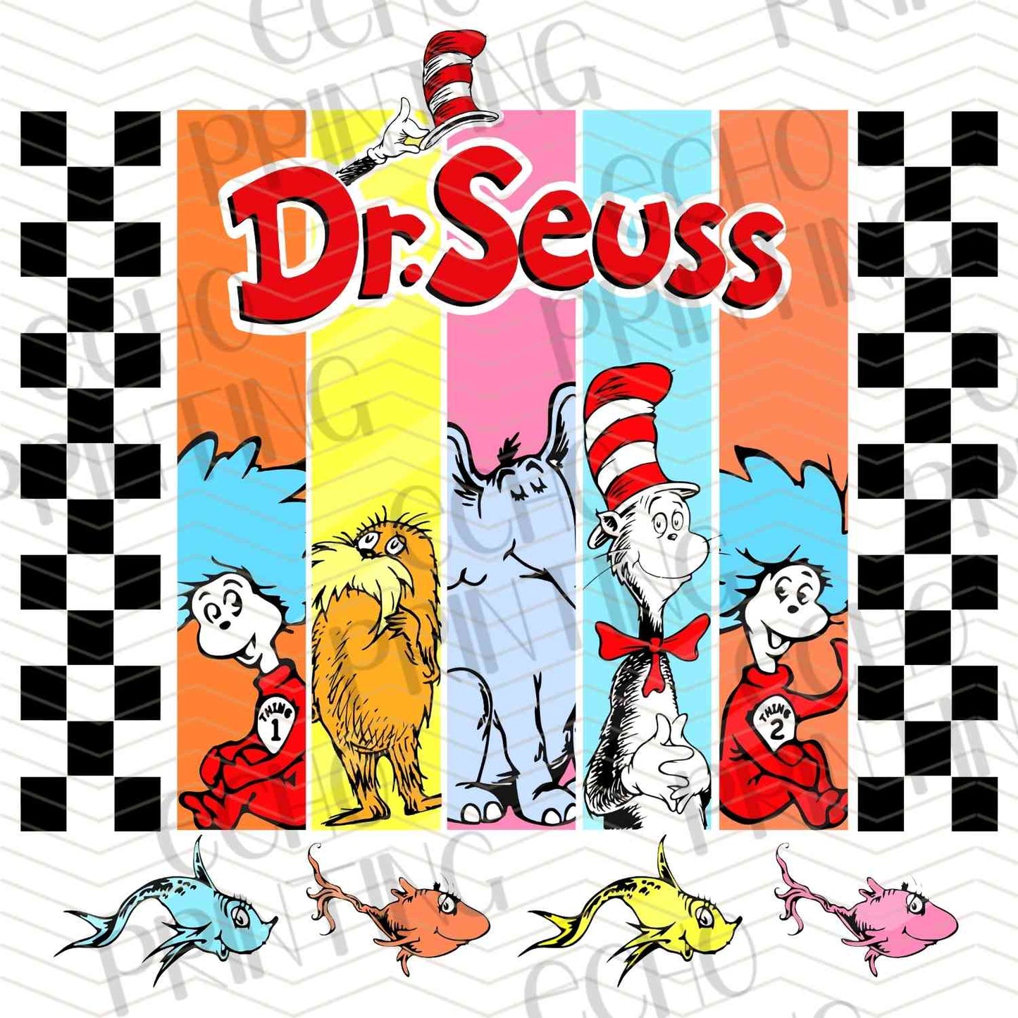 DRSS 34 - STORYBOOK DAY CHECKERED BACKGROUND