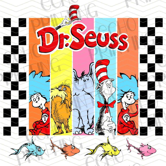 DRSS 34 - STORYBOOK DAY CHECKERED BACKGROUND