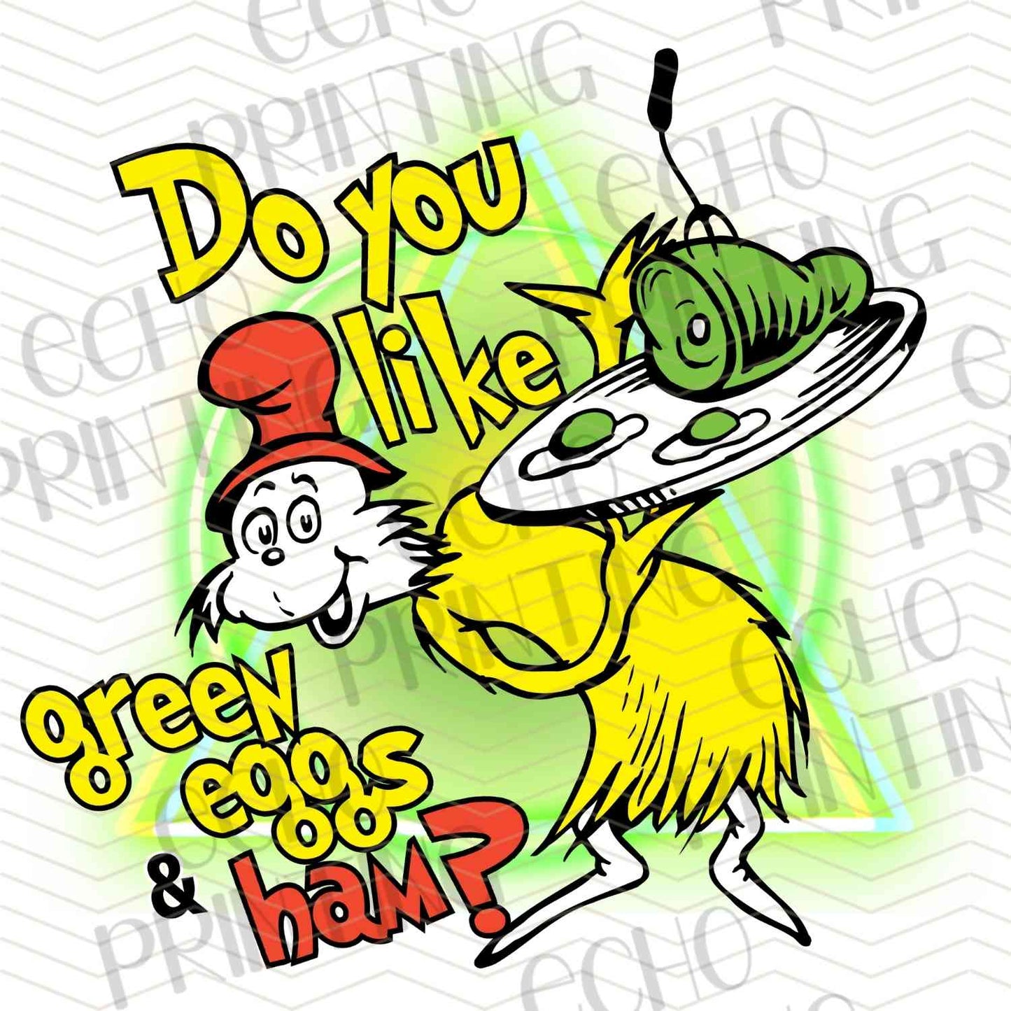 DRSS 51 - DO YOU LIKE GREEN EGGS STYLE CHARACTER