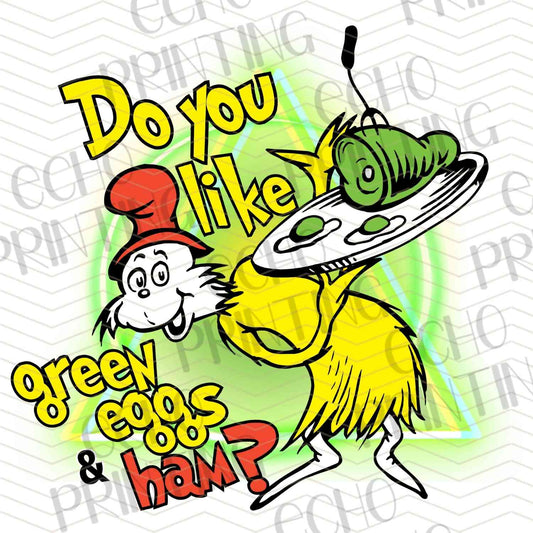 DRSS 51 - DO YOU LIKE GREEN EGGS STYLE CHARACTER