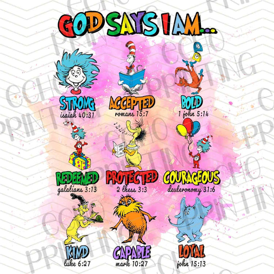 DRSS 69 - GOD SAYS I AM AFFIRMATION COLLAGE