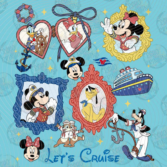 DSNC 30 - CRUISE CHARACTER ICON COLLAGE