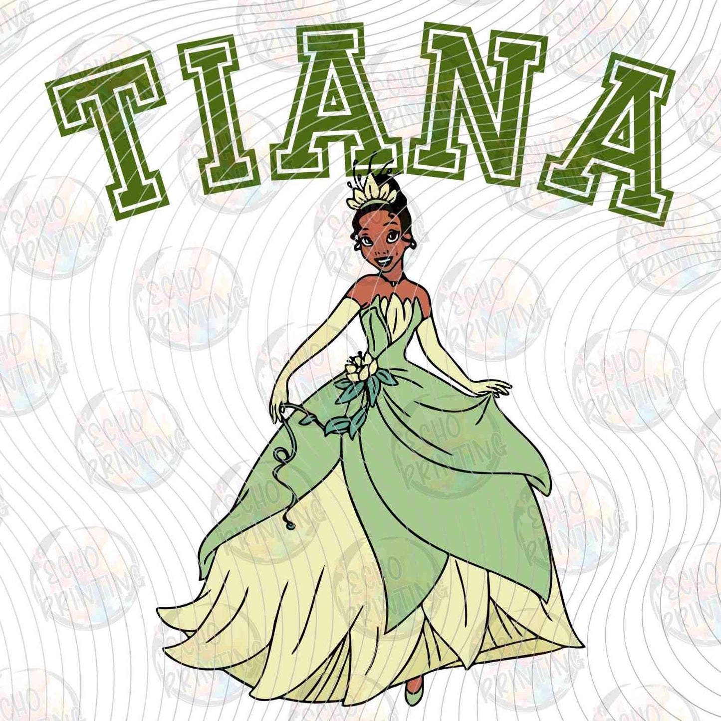 DSNG 761 - GREEN GOWN PRINCESS