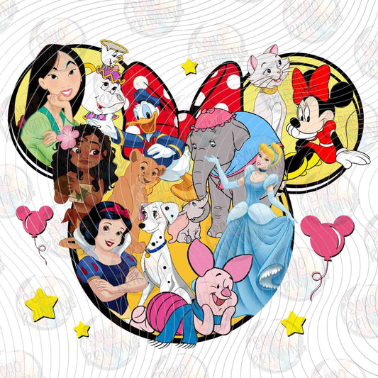 DSNG 798 - CARTOON PRINCESSES