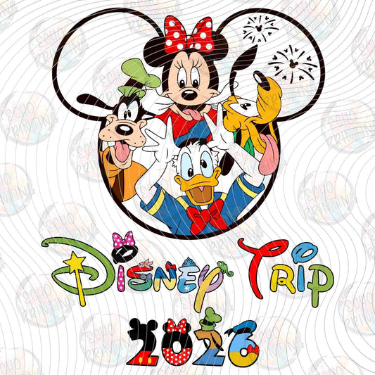 DSNT26 1 - MOUSE FAMILY VACATION 2026 GIRL