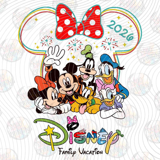 DSNT26 14 - CHARACTER FAMILY VACATION 2026 BOW
