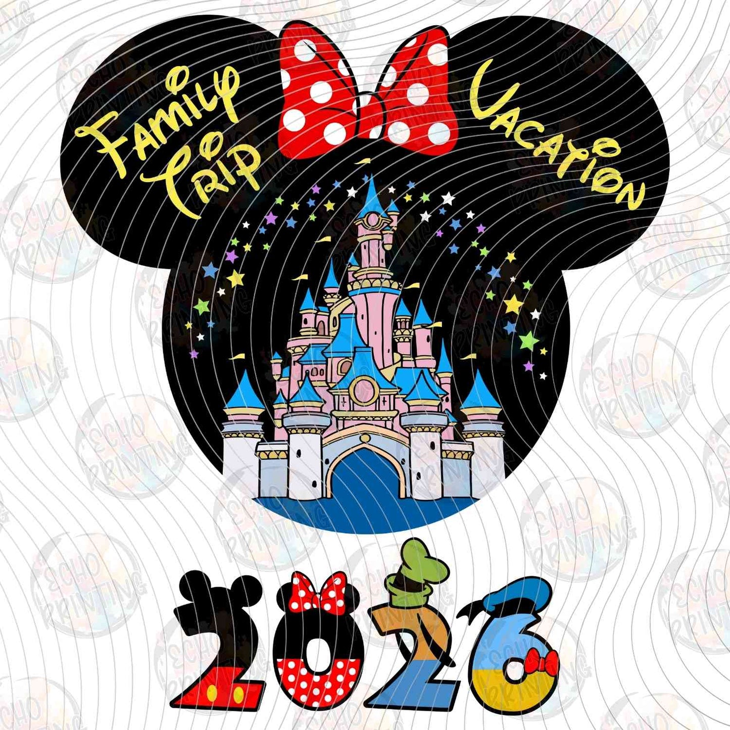 DSNT26 26 - FAMILY VACATION 2026 CASTLE EARS BOW