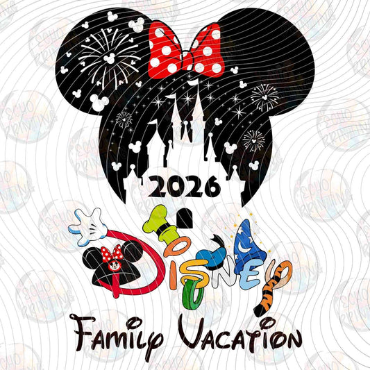 DSNT26 30 - BLACK EARS FAMILY VACATION 2026 BOW