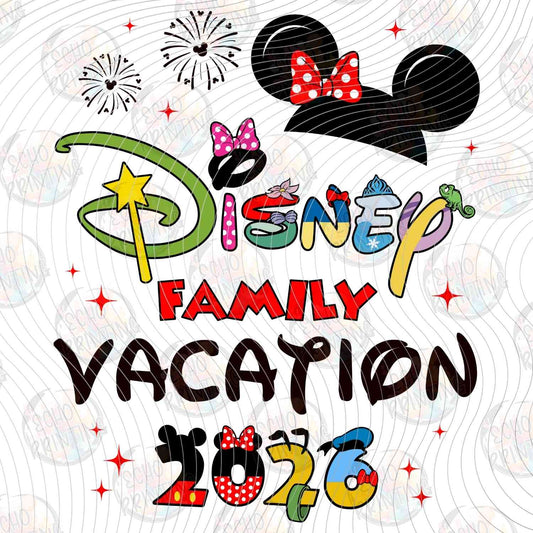 DSNT26 31 - FAMILY VACATION 2026 COLORFUL