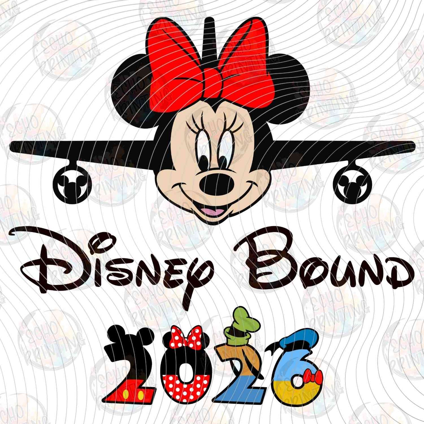 DSNT26 36 - MOUSE BOUND 2026 AIRPLANE BOW