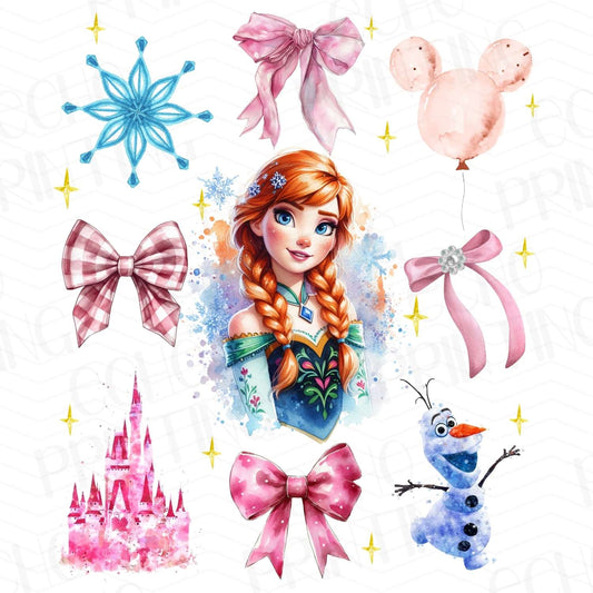 DSN 42 - SNOW SISTER INSPIRED BOWS AND CASTLES
