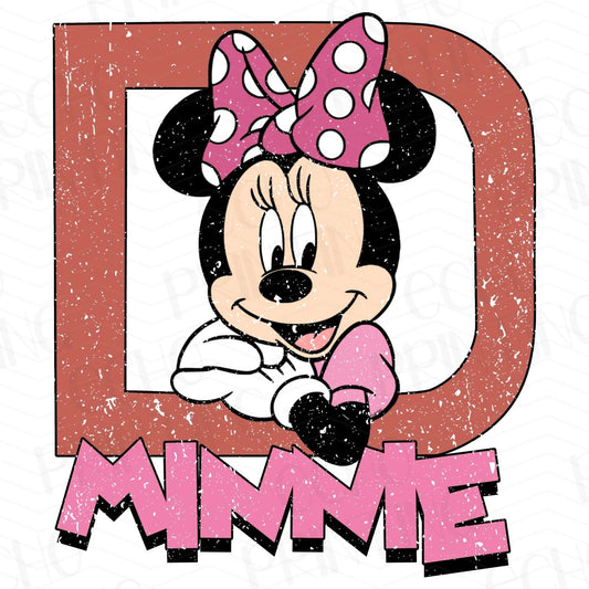 DSN 5 - GIRL MOUSE LETTER D