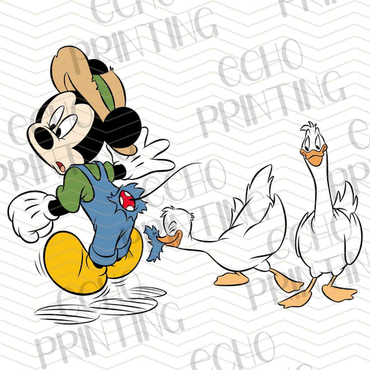 DSN 683 - CARTOON MOUSE AND SAILOR DUCK